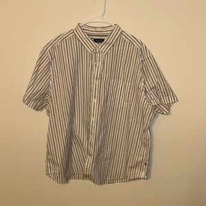 3XL Nautica Striped Button Down